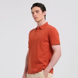 Zhongde 8222 Solona Polo Shirt Summer Business Commute/High-End Light Luxury 7A Antibacterial/Lapel Solid Color/
