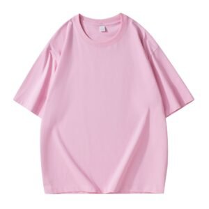 National Trend 260g Large Version Off-Shoulder Pure Cotton T-Shirt Universal Youth Casual Sports Loose Heavyweight Byb26000
