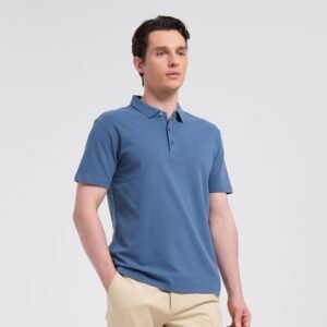 Zhongde 8222 Solona Polo Shirt Summer Business Commute/High-End Light Luxury 7A Antibacterial/Lapel Solid Color/